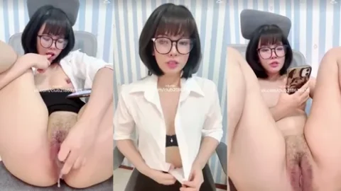 คลิปหลุดไลฟ์สด น้องออม นักศึกษา หี โป๊ ช่วยตัวเอง